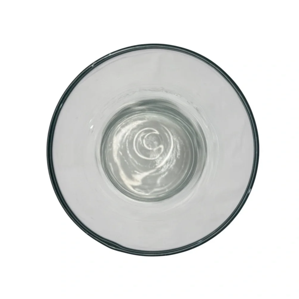 9.5x4.5” Smooth Cylinder Glass Flower Vase Clear